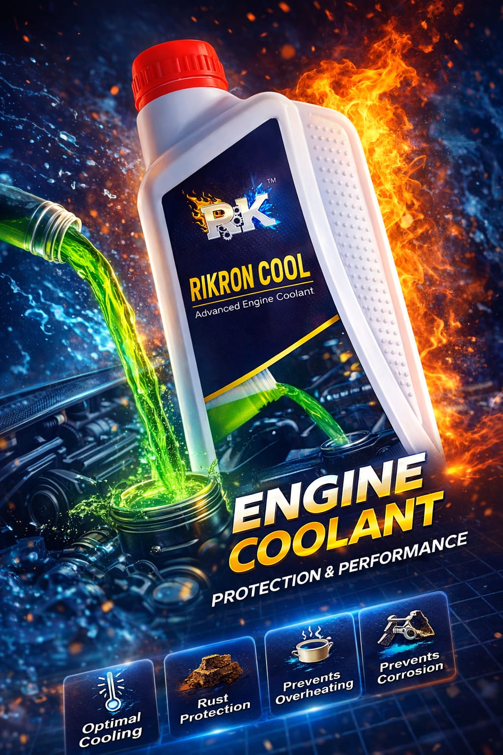 RIKRON Coolant Bottle